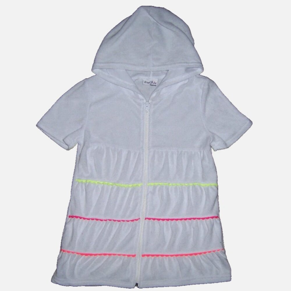 Freestyle Revolution Swimwear Girls Coverup Dress with Hood Size 6x